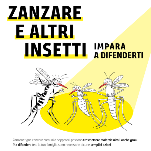 Zanzare e altri insetti, impara a difenderti