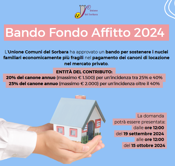 Bando Fondo Affitto 2024 foto 