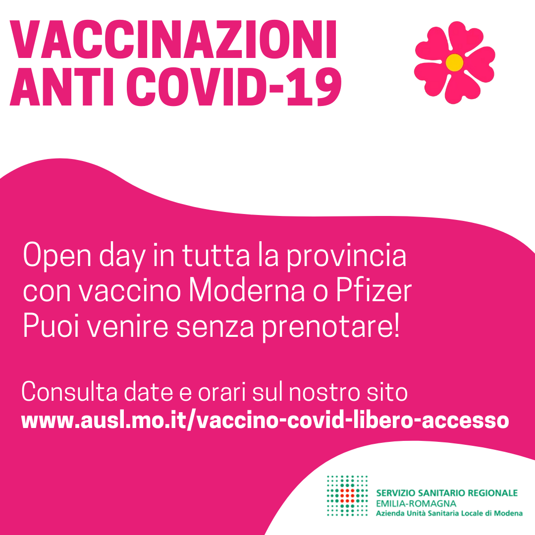 Open Day vaccinazione Anti Covid-19 foto 